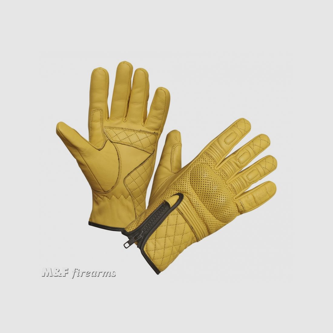 BIKER HANDSCHUH PARKAR Urban Sommerhandschuh GELB