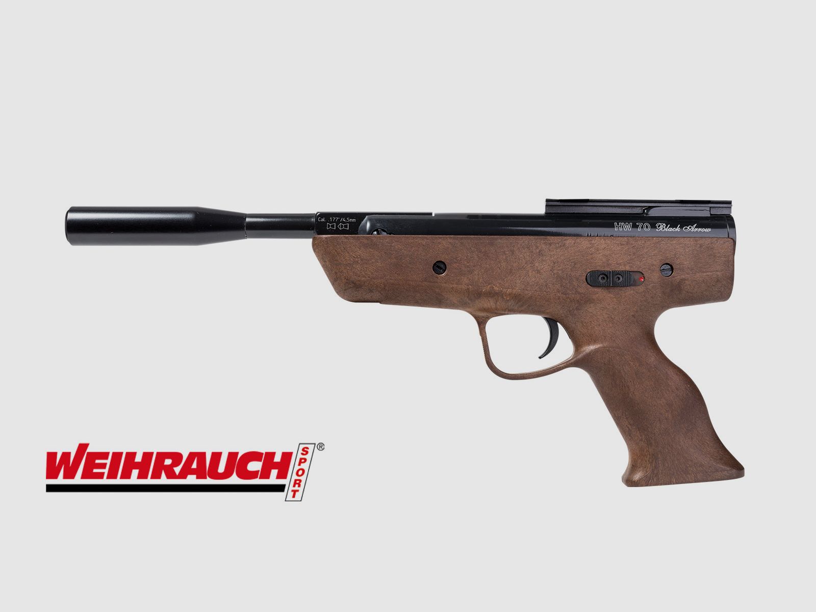 Weihrauch HW 70 Black Arrow Air Pistol 4.5mm Diabolo