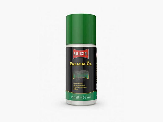 Ballistol huile pour pièges