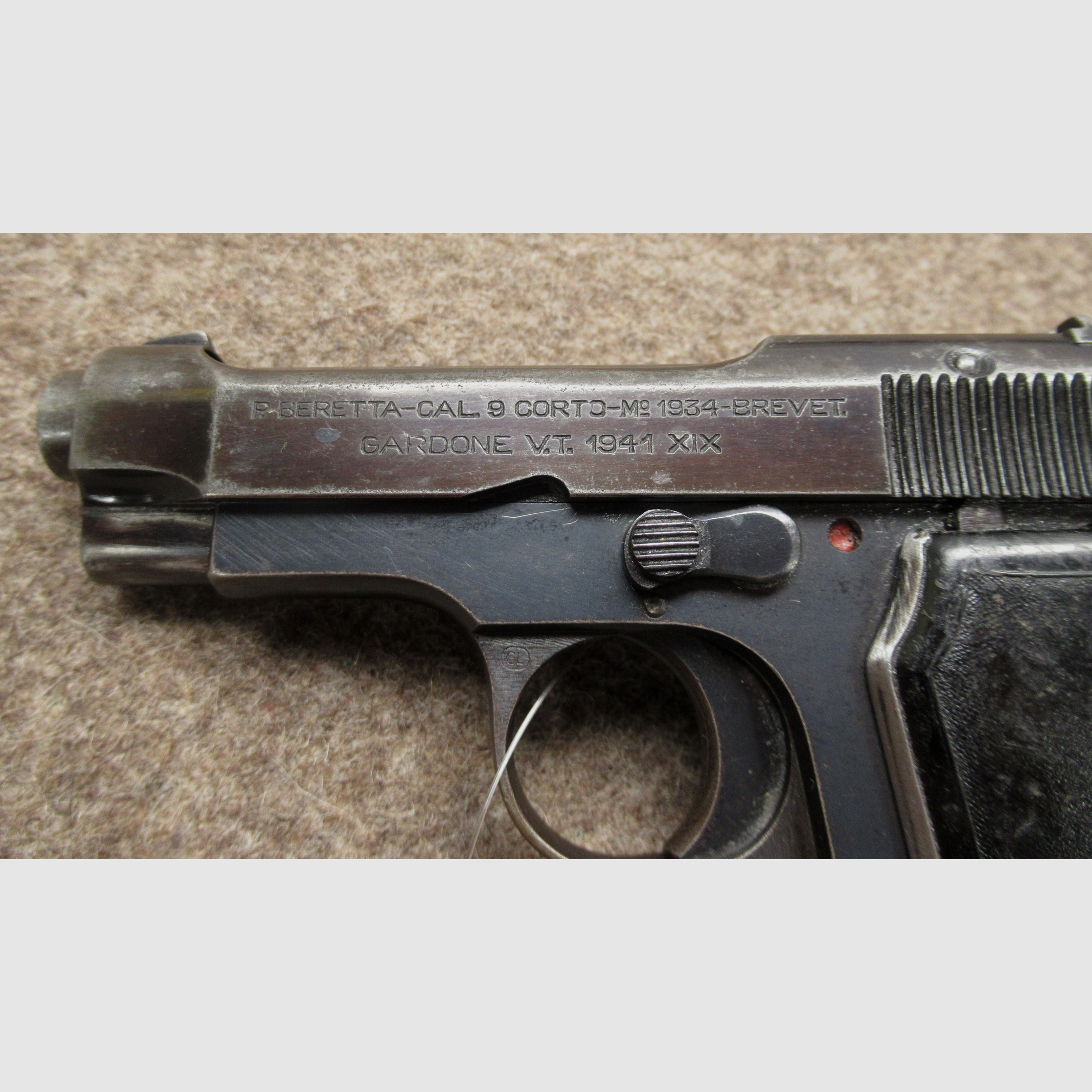 AB-170 Pistole BERETTA Mod. 1934 Kal. 9mm corto, Bild 3 von 4
