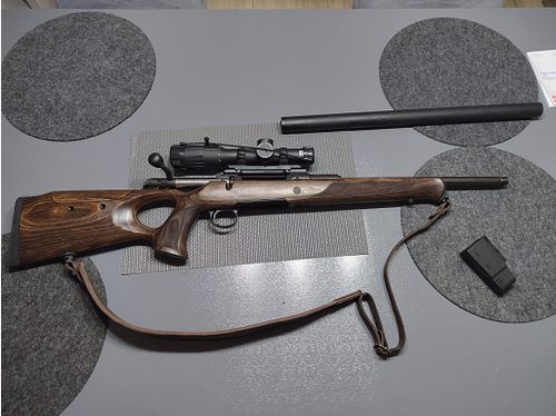 Sauer 101 GTI with integral silencer