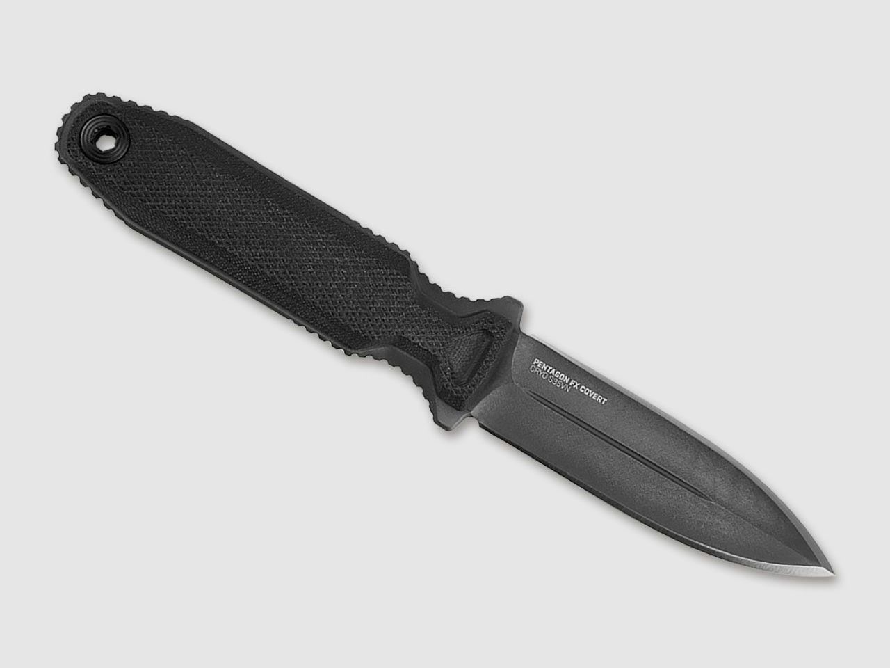 Pentagon Dolch FX Covert Blackout GRN-Scheide Einsatzmesser