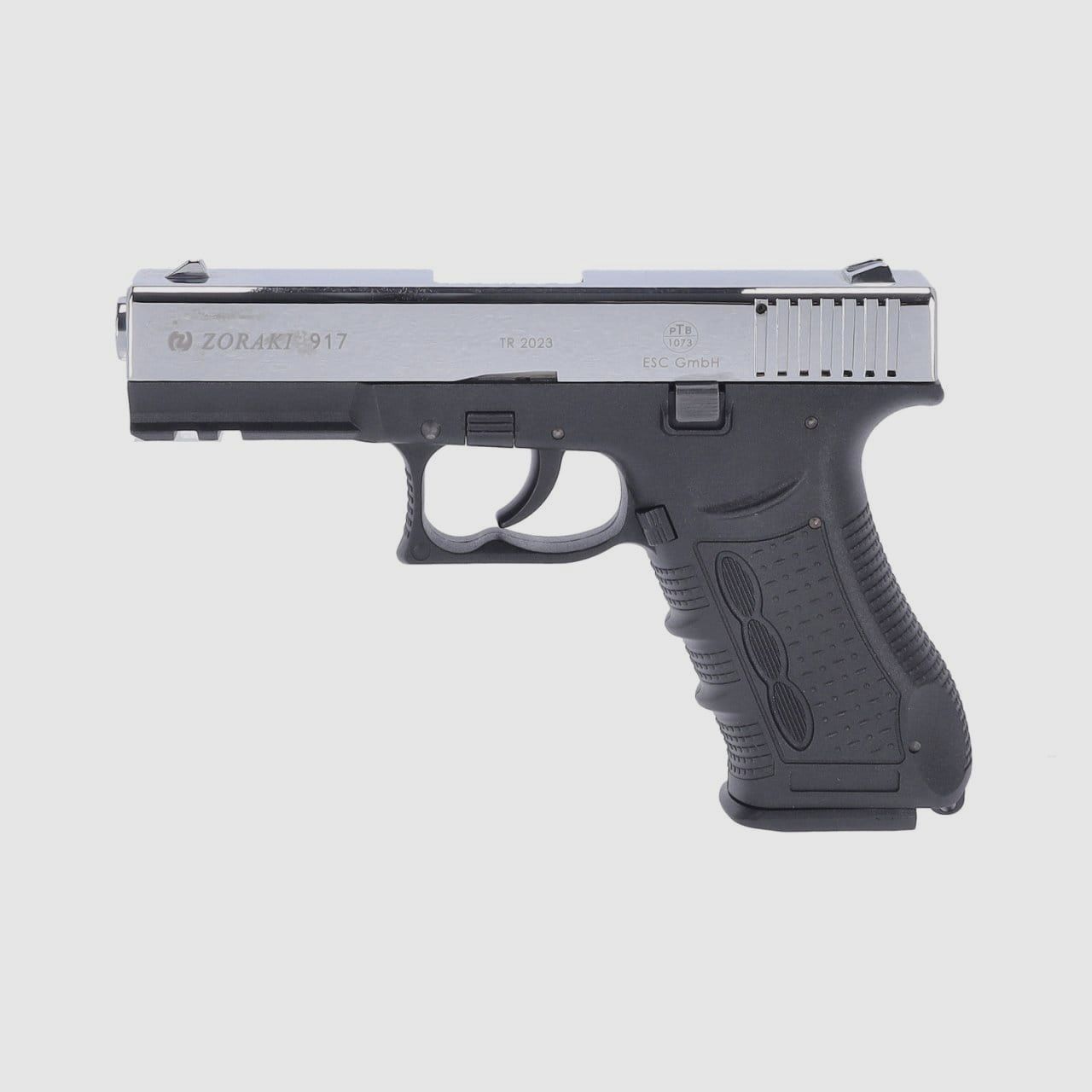 Zoraki 917 pistola de fogueo 9 mm P.A.K. cromada edición especial