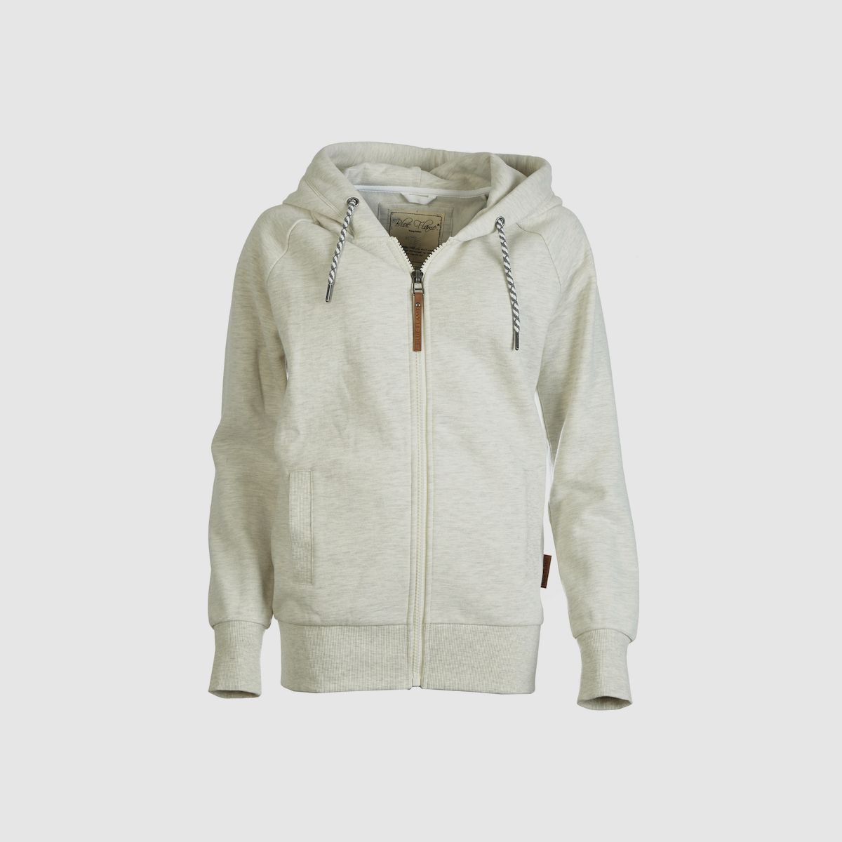 Blue Flame Kapuzenpollover Beige