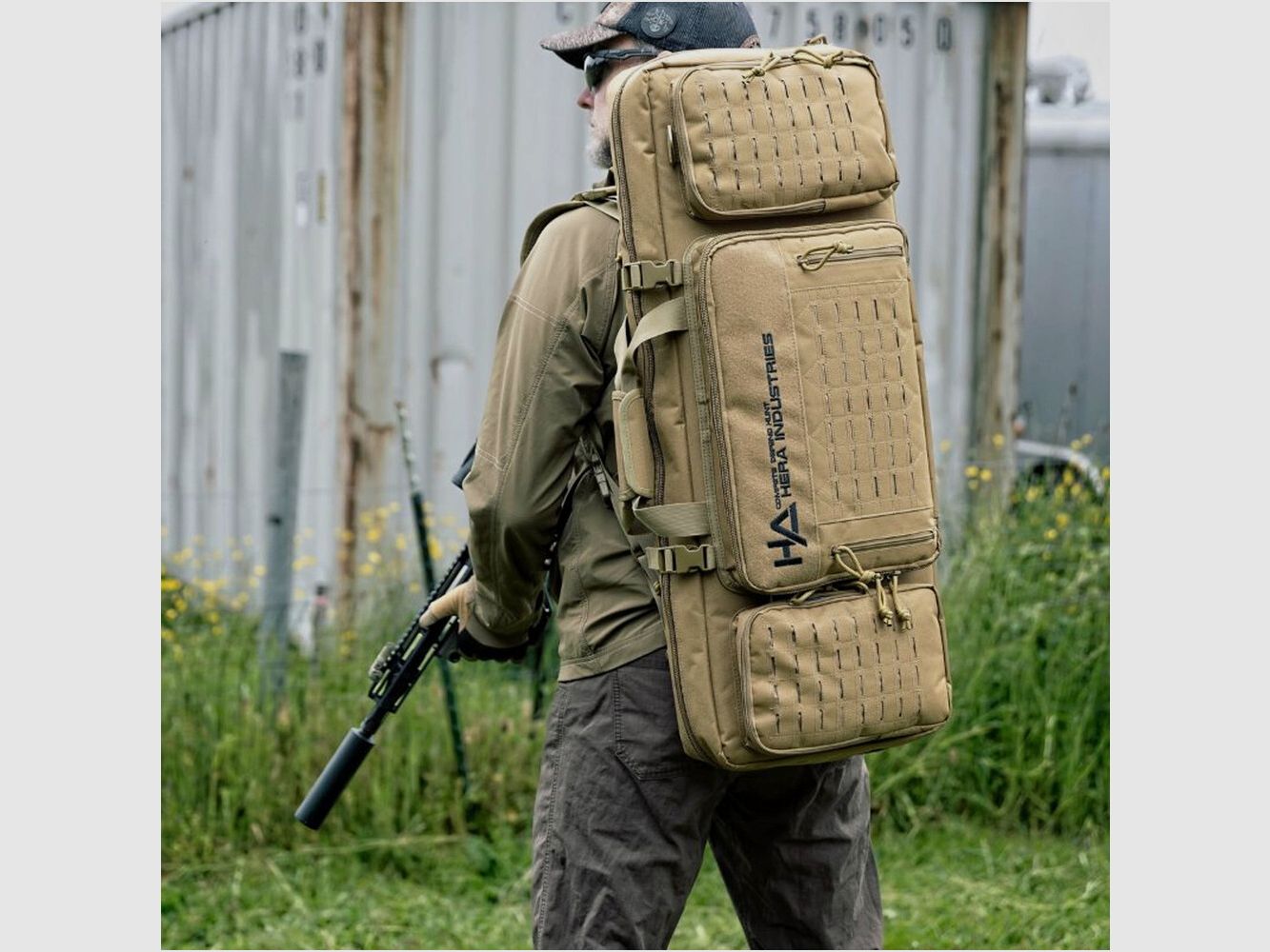 HOUSSE 2 ARMES HERA ARMS 31'' TAN, image 2 sur 3
