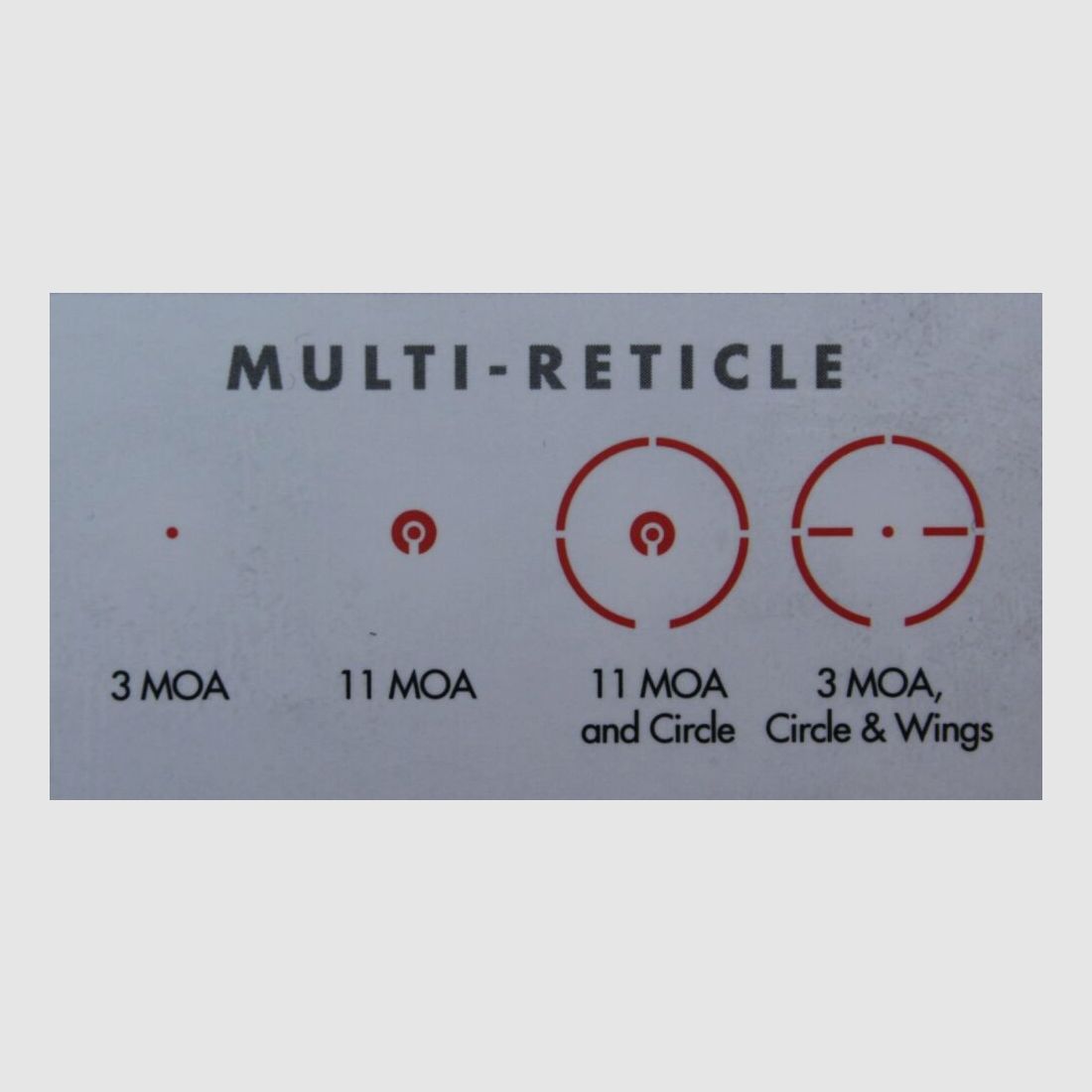 Burris Burris FastFire 4(300259) Leuchtpunktvisier Red Dot Sight 3MOA Dot Multi Reticle/ Weaver-/Picatinny