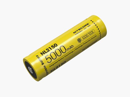 Nitecore Nitecore Li-Ion Akku Typ 21700 5000mAh NL2150 gelb