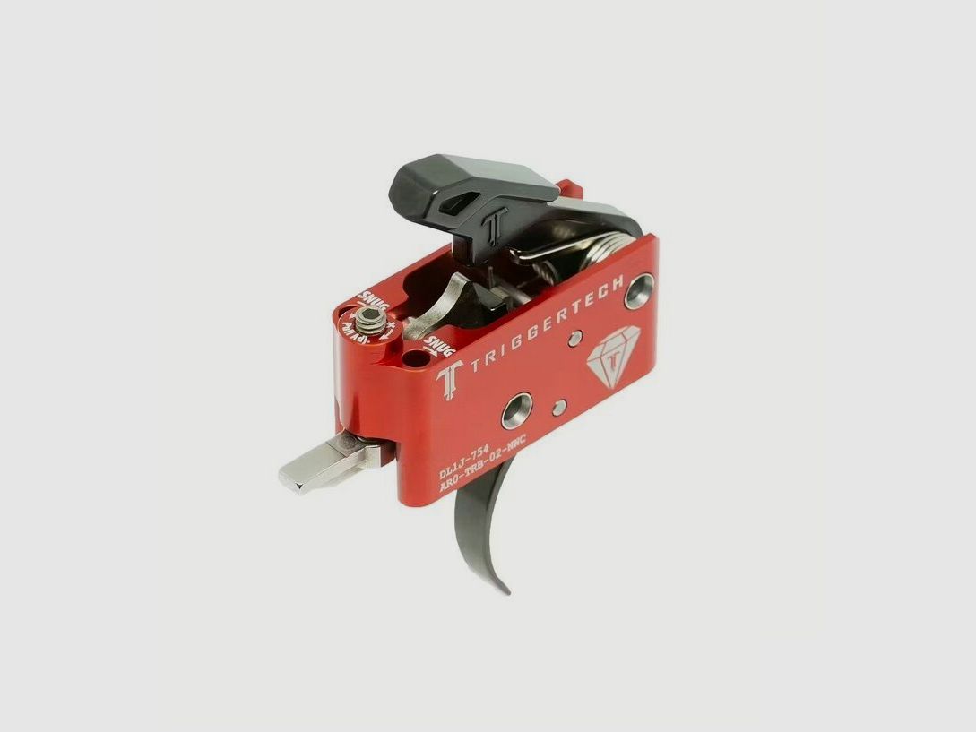 Triggertech Matchabzug Diamond AR15 Primary Pro Black 1.0 TO 4.0 LBS AR-15 Duty-Black Curved RED DIAMOND, Bild 6 von 8