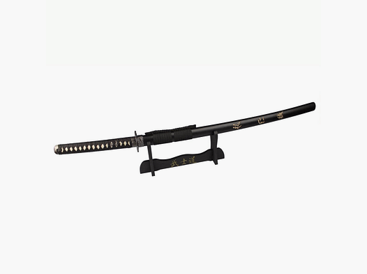 Katana Last Samurai Metall stumpf mit Schwertständer