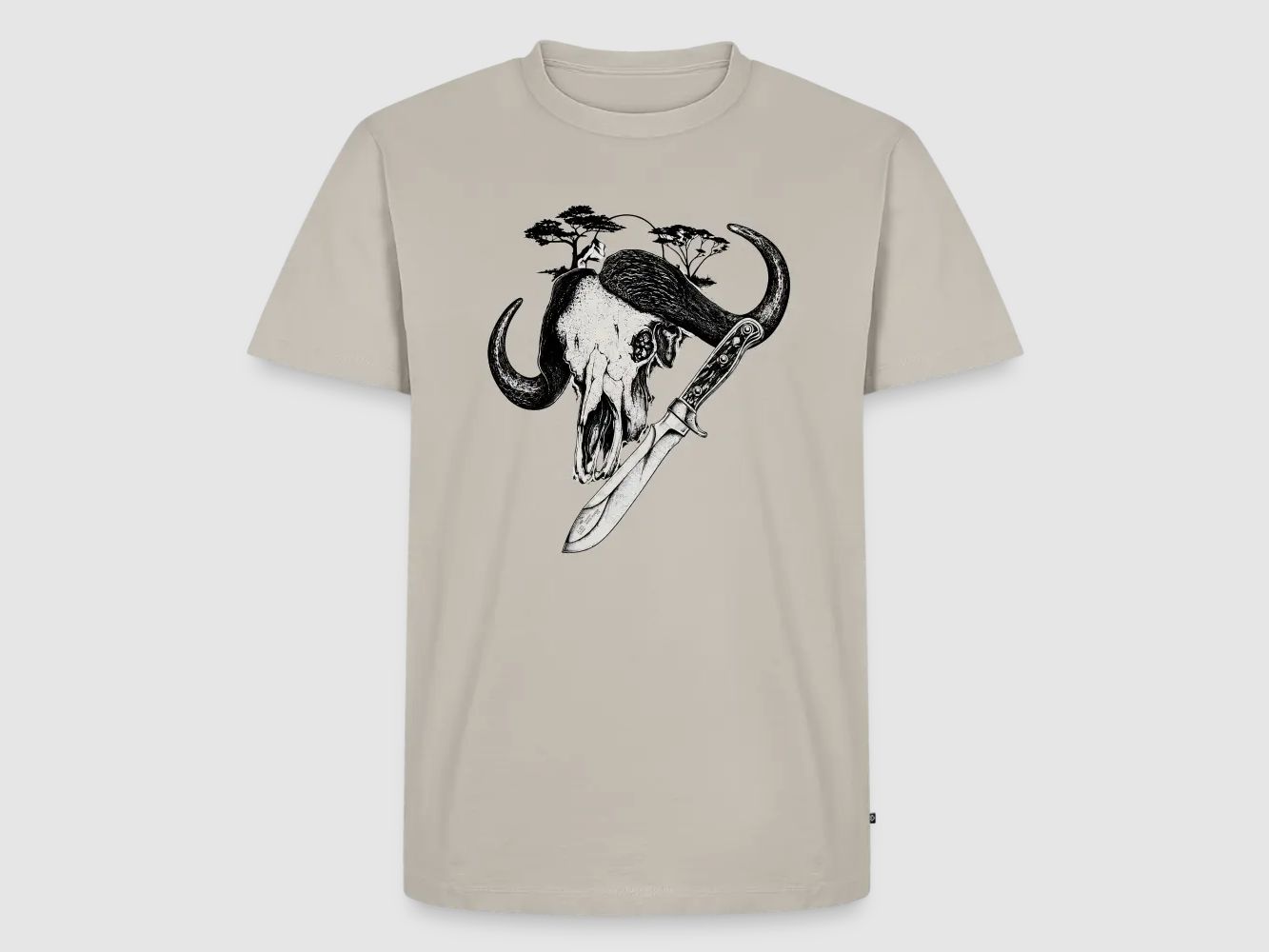 PUMA Men´s Premium T-Shirt „White Hunter – Big Game"