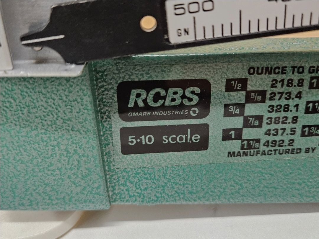 RCBS 5-10 Waage Top Zustand Pulverwaage