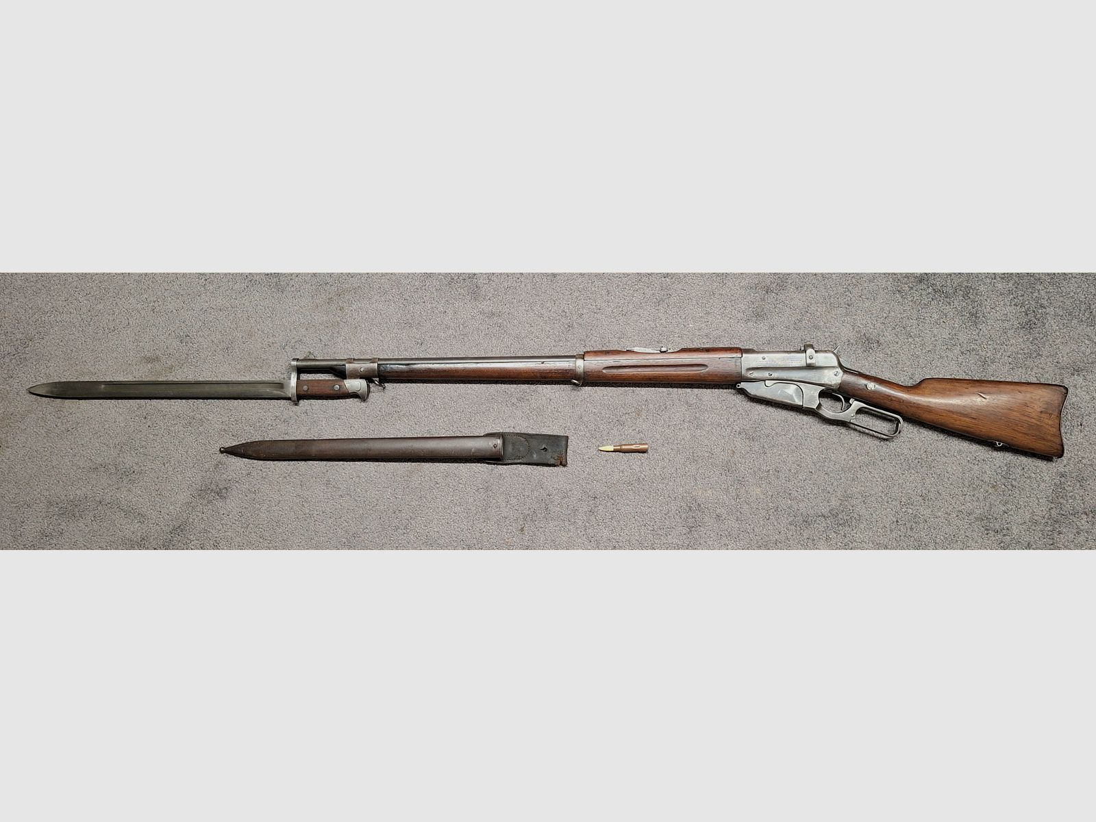 Winchester 1895 Russia contract / contract 7.62x54R with short bayonet M1895 / M95