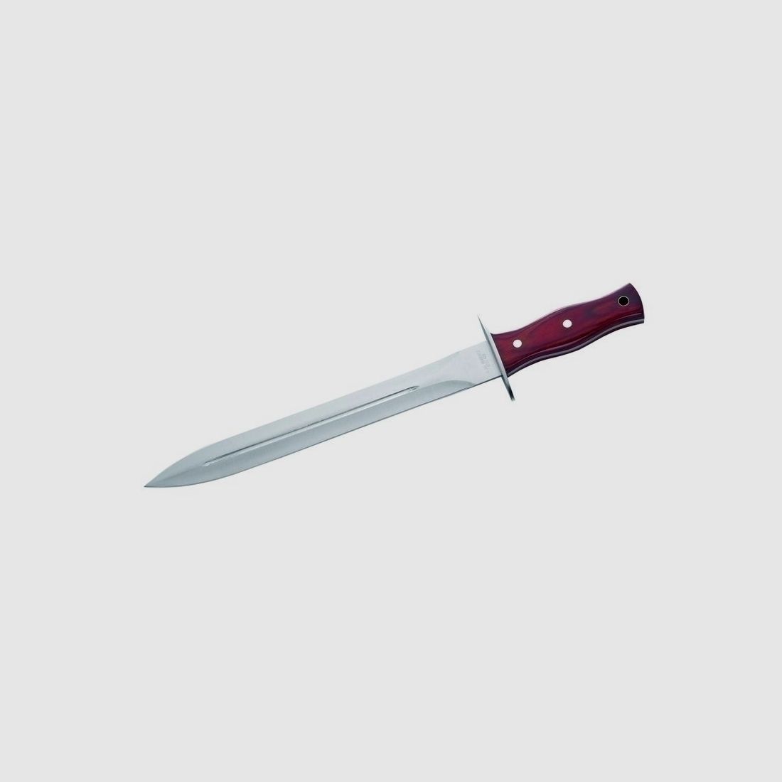 Dagger, pakkawood, leather sheath,