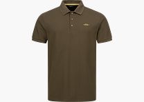 Herren Solid 25 Polo Shirt Dunkelbraun S