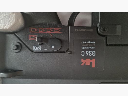 Airsoft G36 C 0,5 Joule 