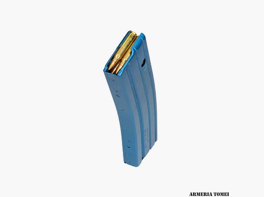 CARICATORE – DURAMAG Caricatore Speed AR15 .223R./5.56 Inf. 30 colpi, Anod. Blu, T360, Elevatore Nero, Molla Everflex