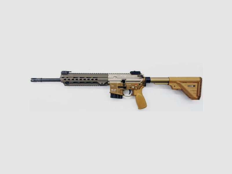 HECKLER & KOCH Selbstladebüchse Mod. MR223 A3 -14,5'' .223Rem  Slim-Line Sand