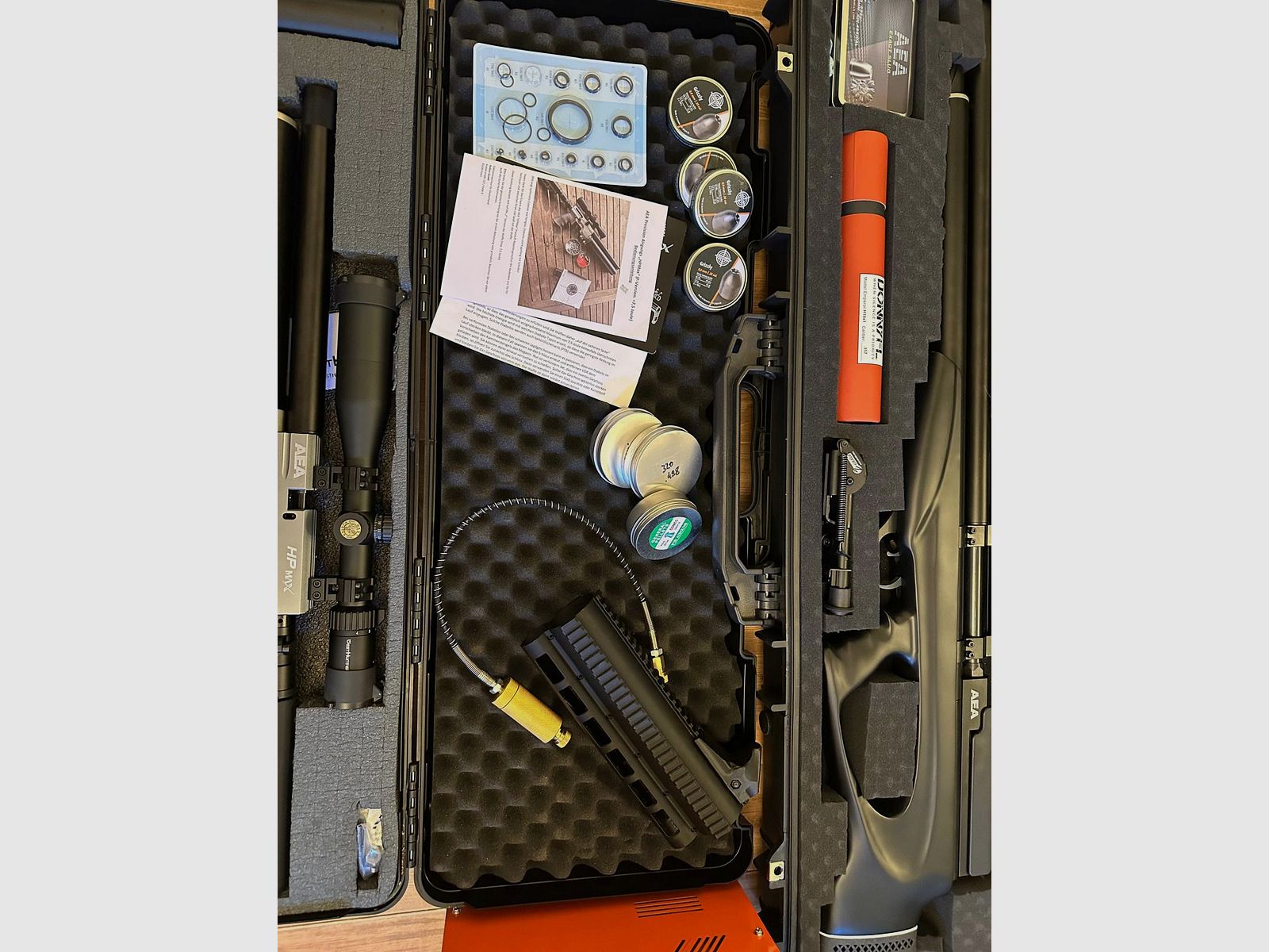 AEA Airgun HPMAX (9mm) & AEA Challenger Bullpup .50 Compressore