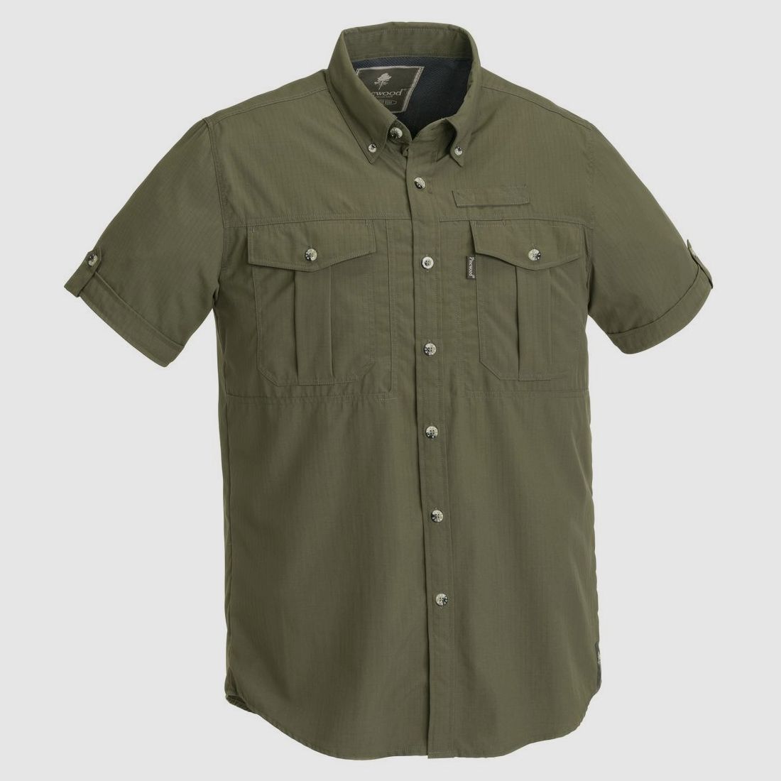 Pinewood Botswana Shirt Maat: S, Kleur: Groen