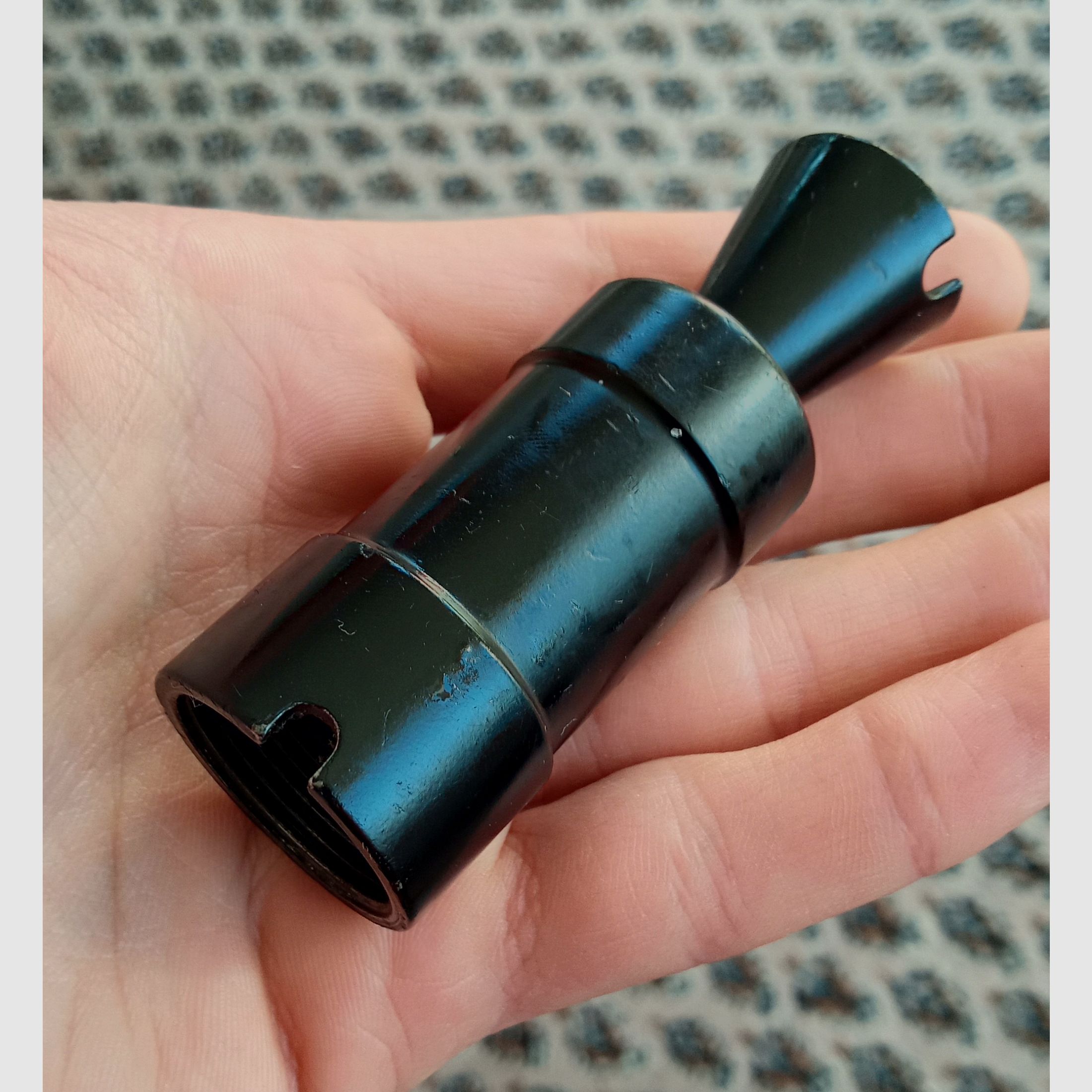 AKS-74u acciaio finto freno di bocca / booster di bocca // Krinkov amplificatore di rinculo freno di bocca 24x1,5 mm filettatura metrico RH / Yunker