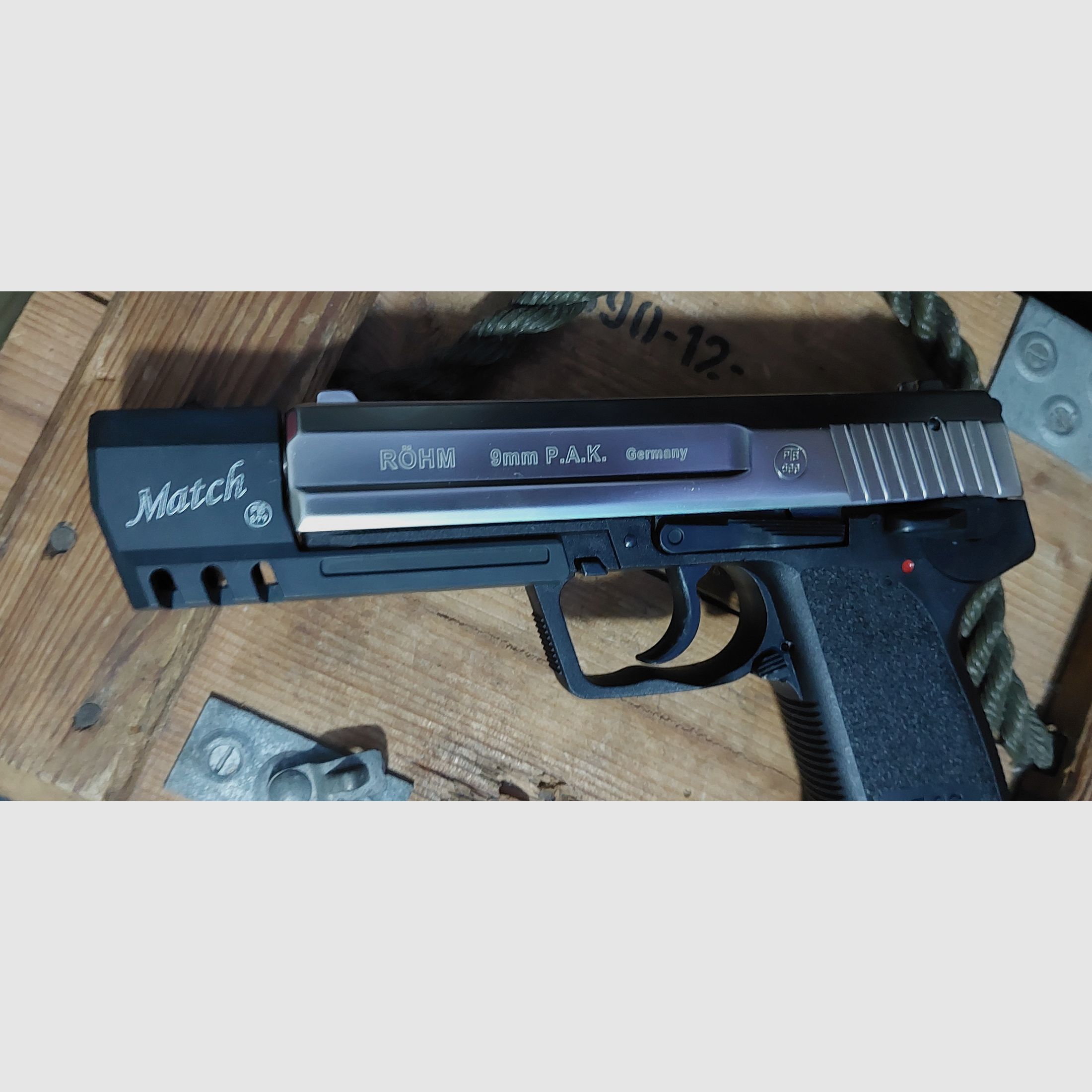 RÖHM - RG96 - Match - matte chrome (PTB 699) Glock RG 96 Walther