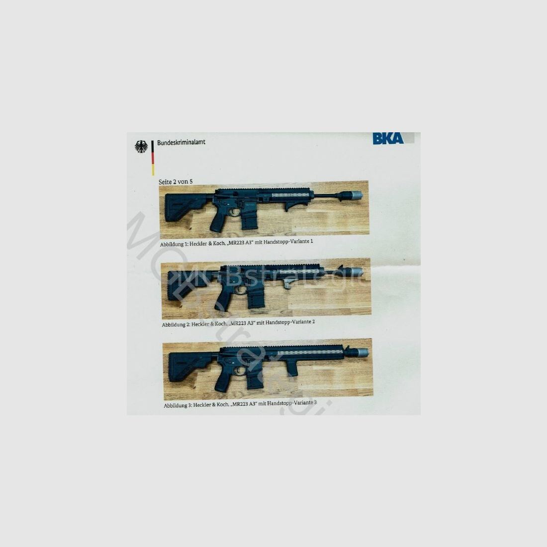 sportowo zatwierdzony! H&K MR223 A3 11" lufa karabinu samopowtarzalnego .223Rem - Heckler & Koch - wiele akcesoriów zatwierdzonych w ocenie BKA! cywilna wersja H&K 416 G95