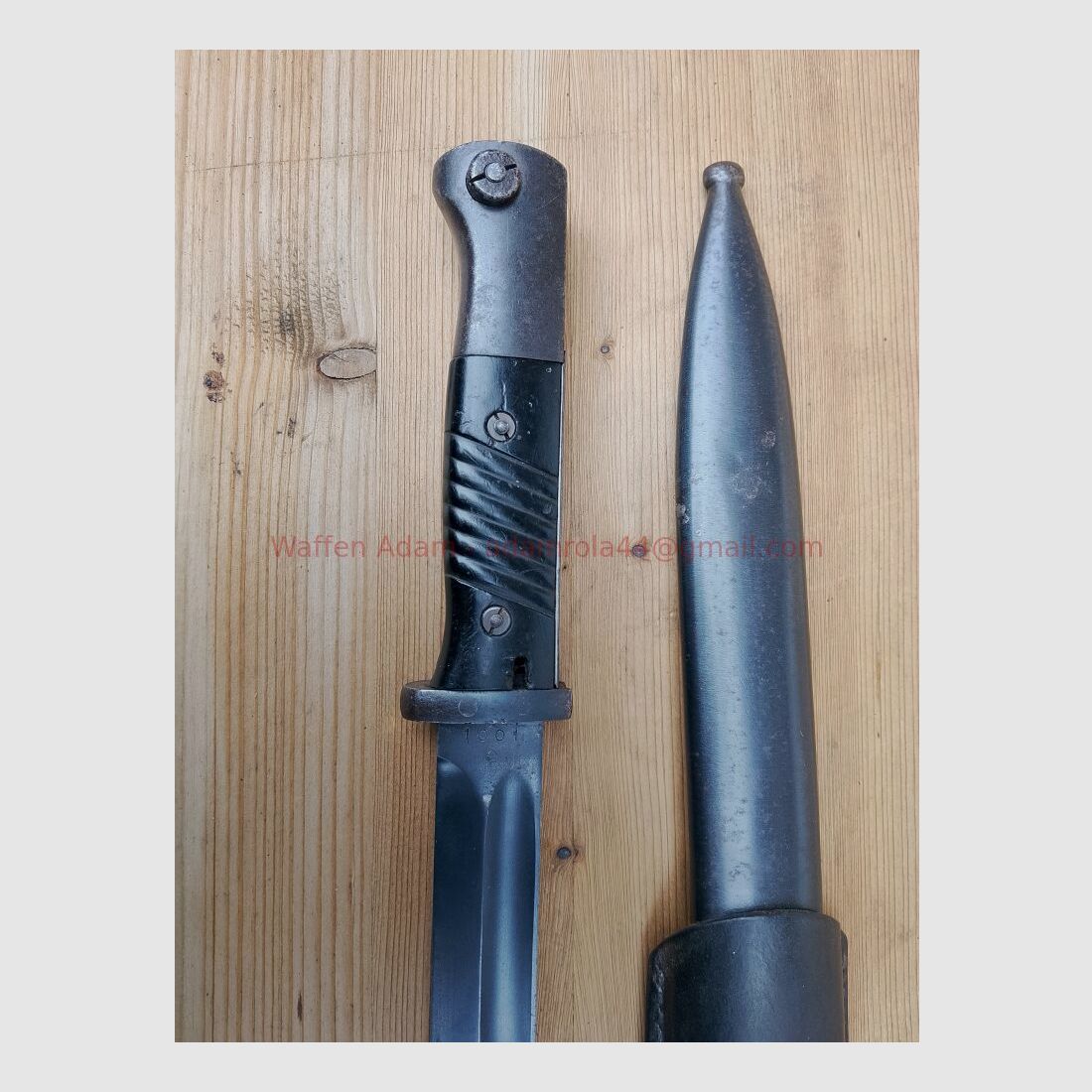 E.Pack & Figli / Solingen K98k Baionetta M84/98 con Gancio per Cintura, immagine 8 di 10