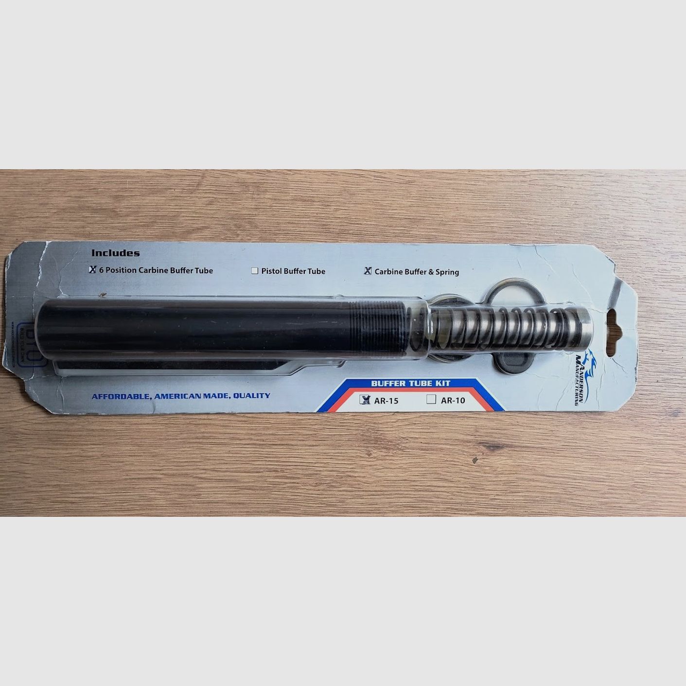 Buffer Tube Set (milspec) von Anderson Manufacturing für AR15 - neu und ungeöffnet