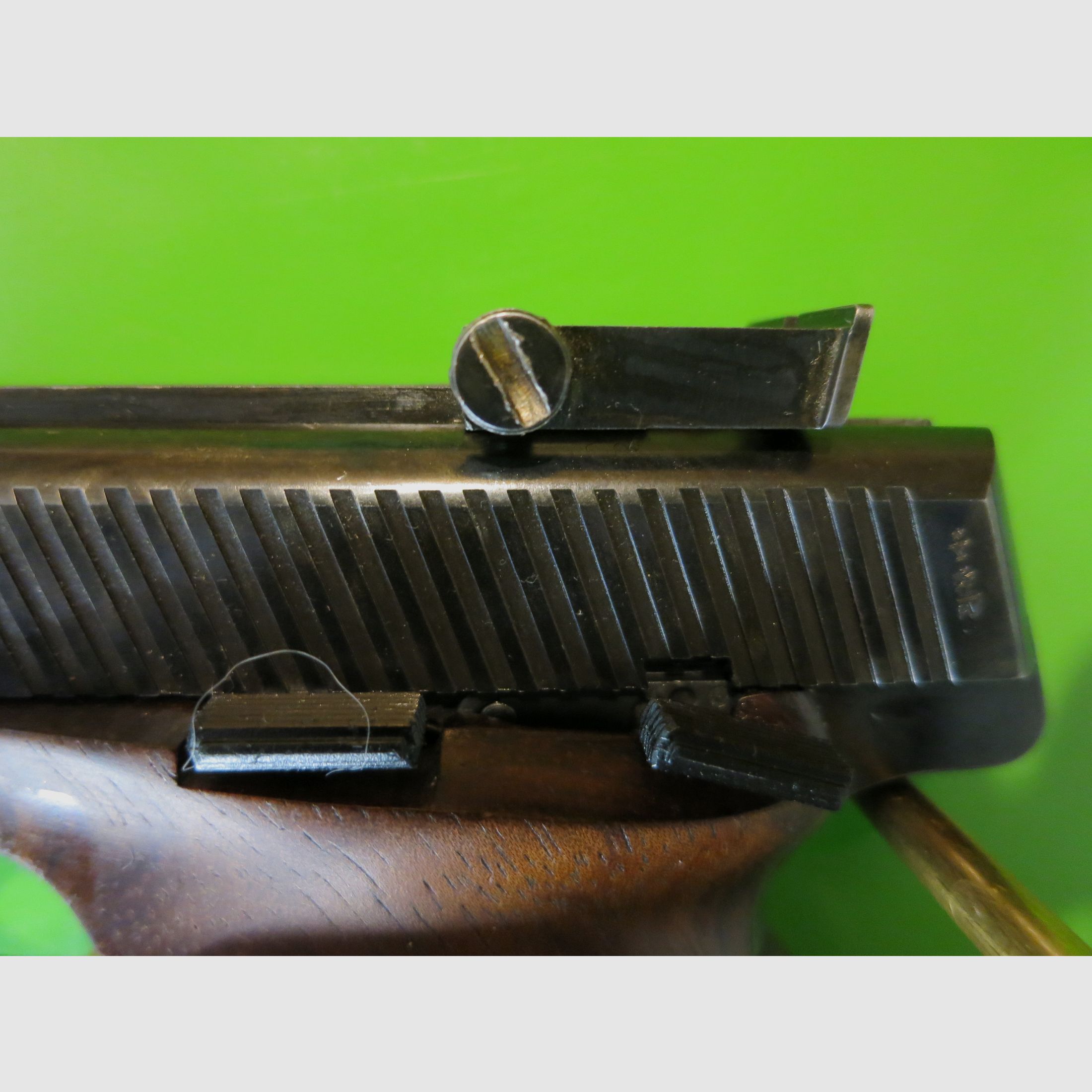 FN Herstal Browning KK Selbstladepistole 150, .22lfB Sportpistole; seltener Kurz-Lauf in 3,5"     #88-, Bild 10 von 11