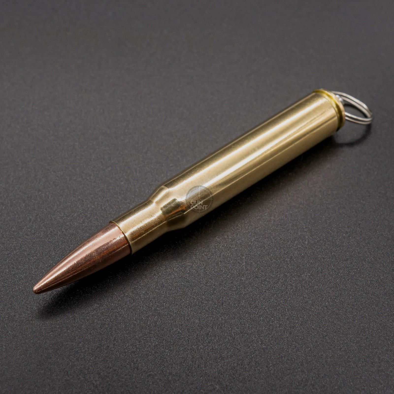 BULLET KEYCHAIN .30-06 full metal jacket copper