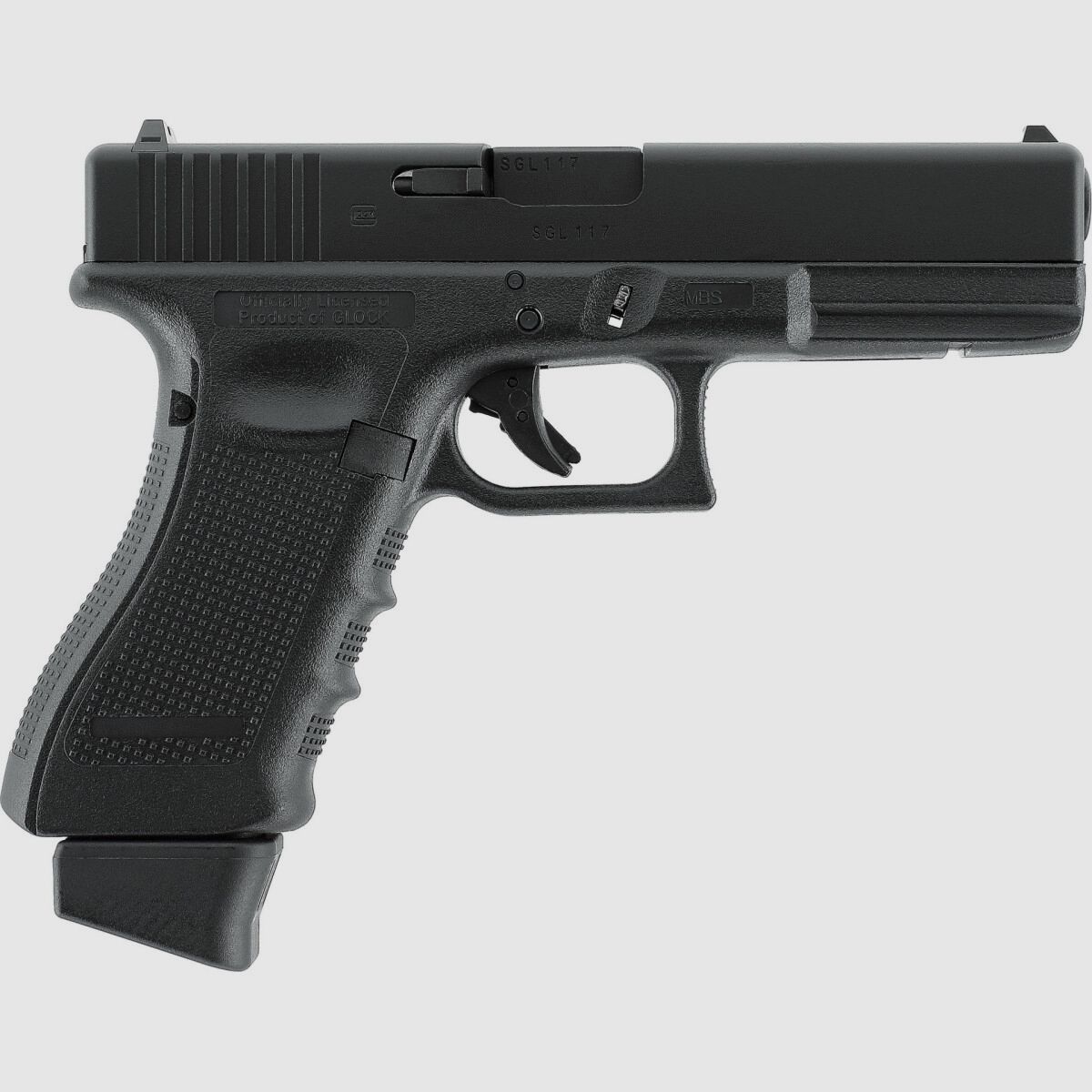 Glock 17 Gen4 Metalen Sluiter Co2 GBB Zwart - Umarex