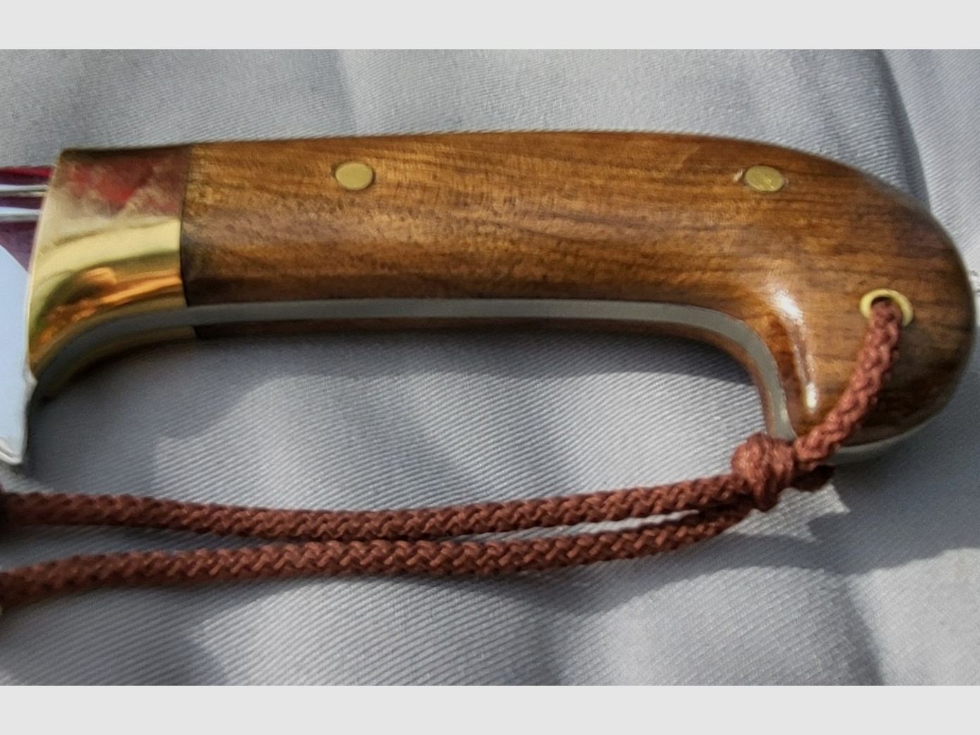 Coltello da macellaio grande, lama in acciaio inossidabile lunga 37 cm, quasi come nuovo