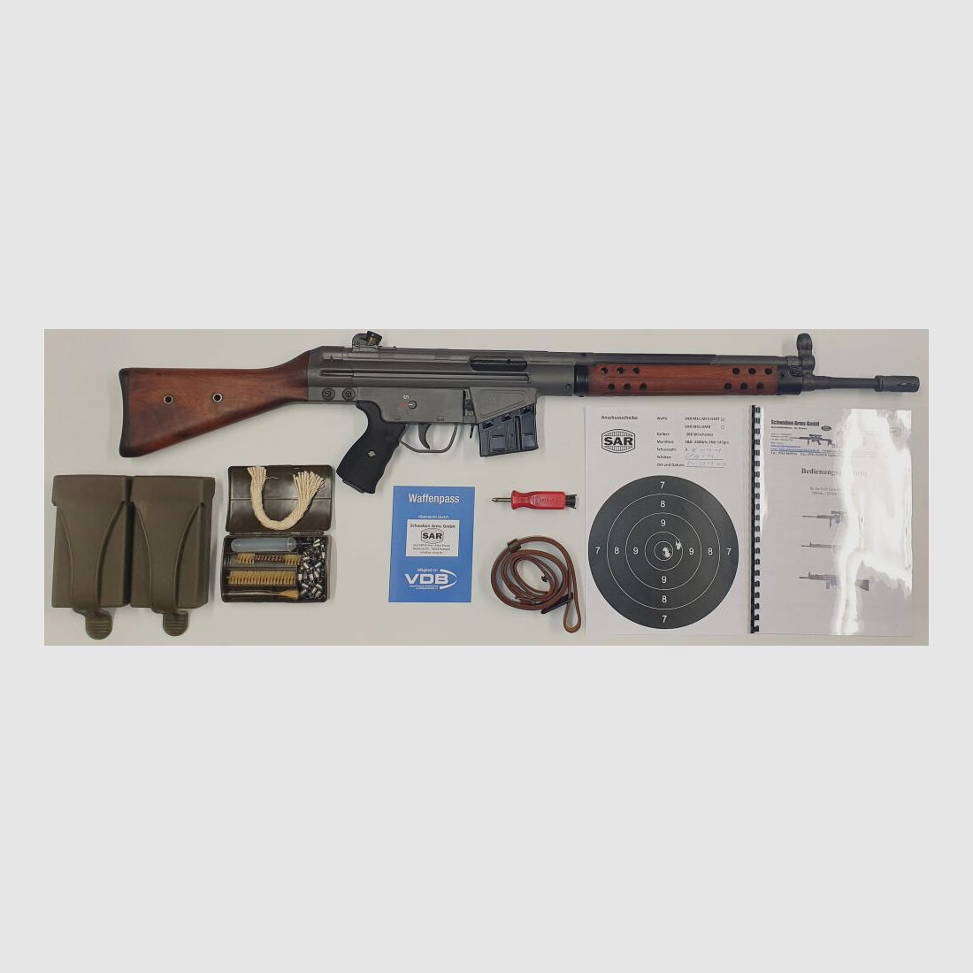 Schwaben Arms GmbH semi-automatisch geweer SAR M41 SPORTMATCH MF3 G3KT kaliber 308win. - MADE IN GERMANY - vergelijkbaar met HK41/G3