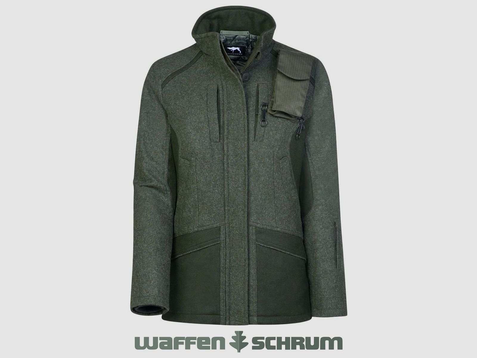 Jagdhund Lodenjacke Wildspitz Oliv