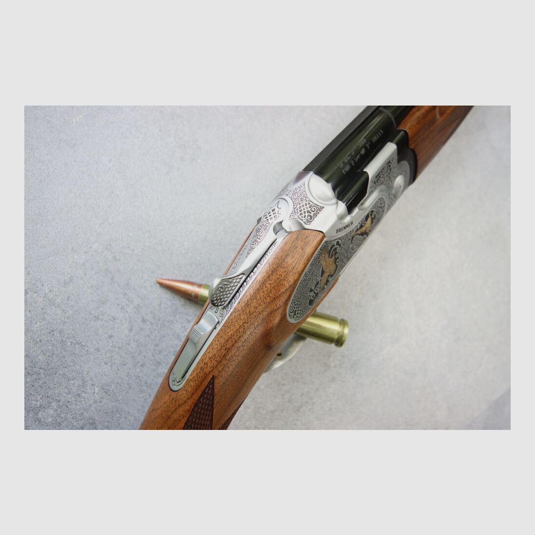 Bockflinte 12/76 Brenner BF-20 LL 71 Premium Gold Bockflinte 12/76 Brenner BF-20 LL 71 Premium Gold