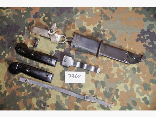 AK47 AKM Bajonett Ersatzteile Konvolut original Ex-NVA DDR kein RPK RPD PKM (7760)