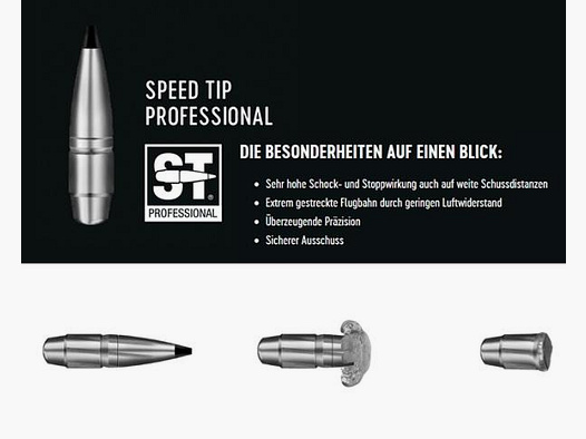 RWS Kal. 3.. Büchsen .300WinMag Speed Tip Pro TM 20 Stk 10,7g/165grs