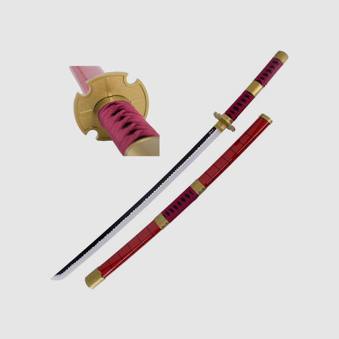 Katana Bambù LED Spada di Luce Sandai Kitetsu Zoro