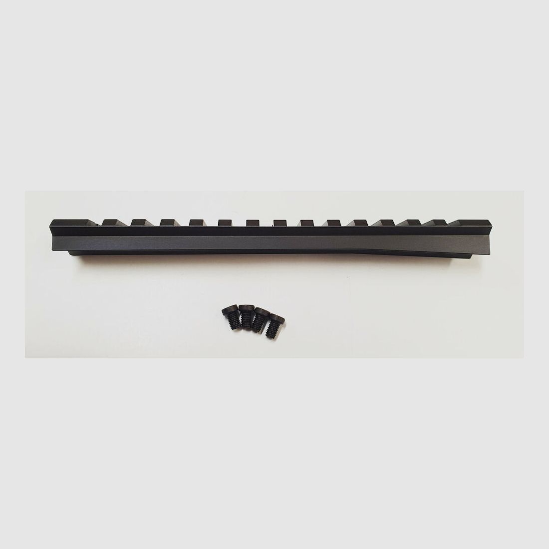 MHS Picatinny rail voor BERGARA BA 13, staal, zwart mat geblauwde, 160mm kort, Made in Germany