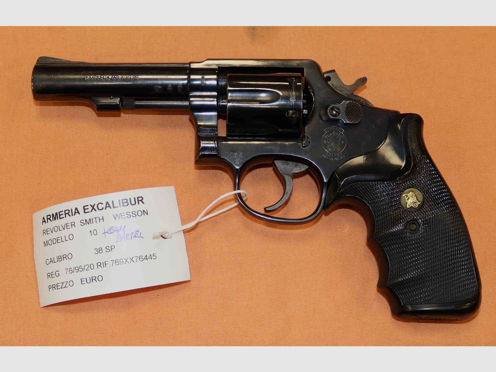 Revolver Smith & Wesson Modèle 10 HB Calibre 38 SP, image 1 sur 7