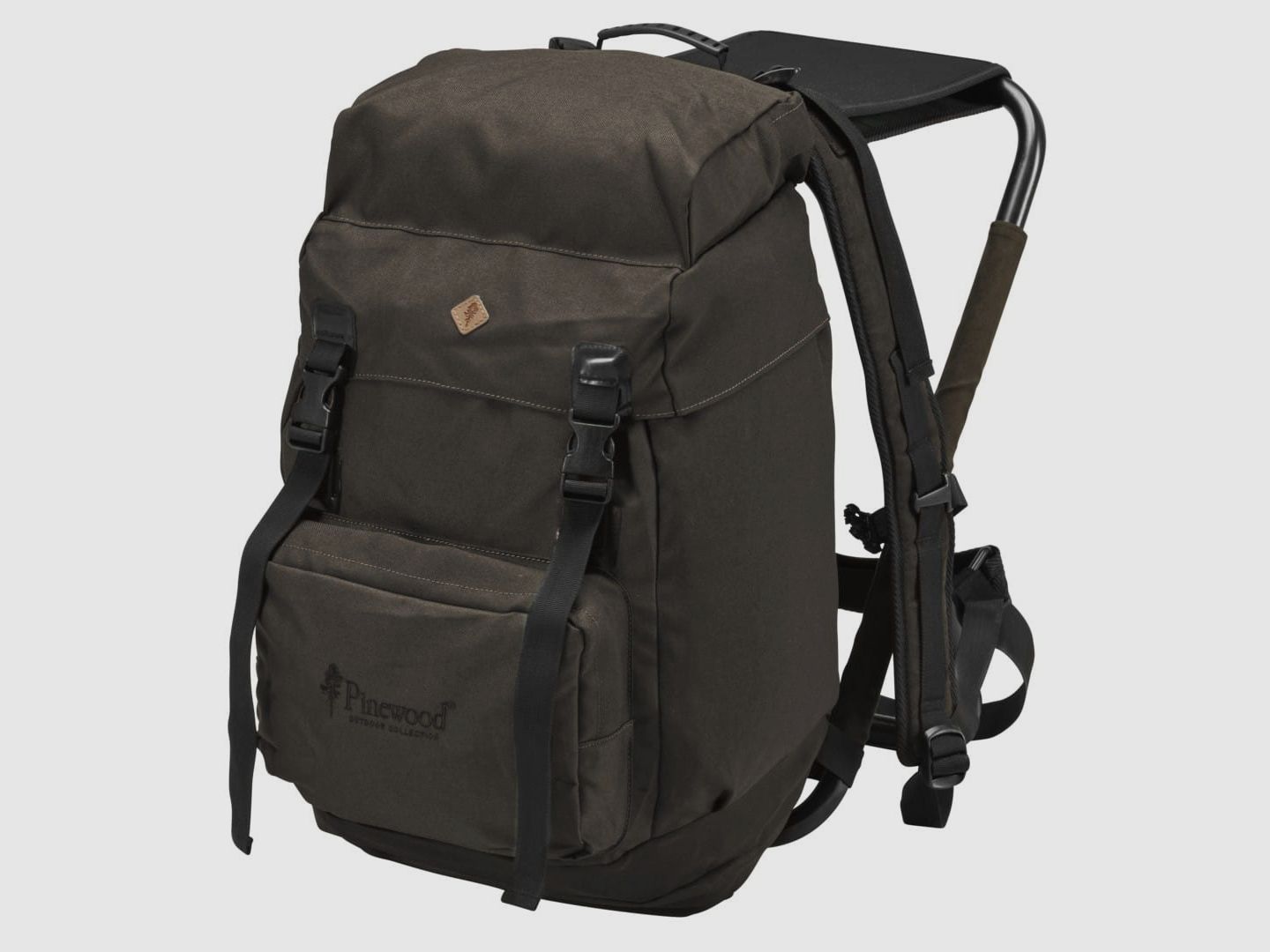 Zaino da seduta in legno di pino 35 L