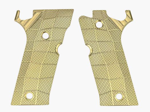 Lok Grips – Beretta 92X Performance / Grid lock / Raw Brass