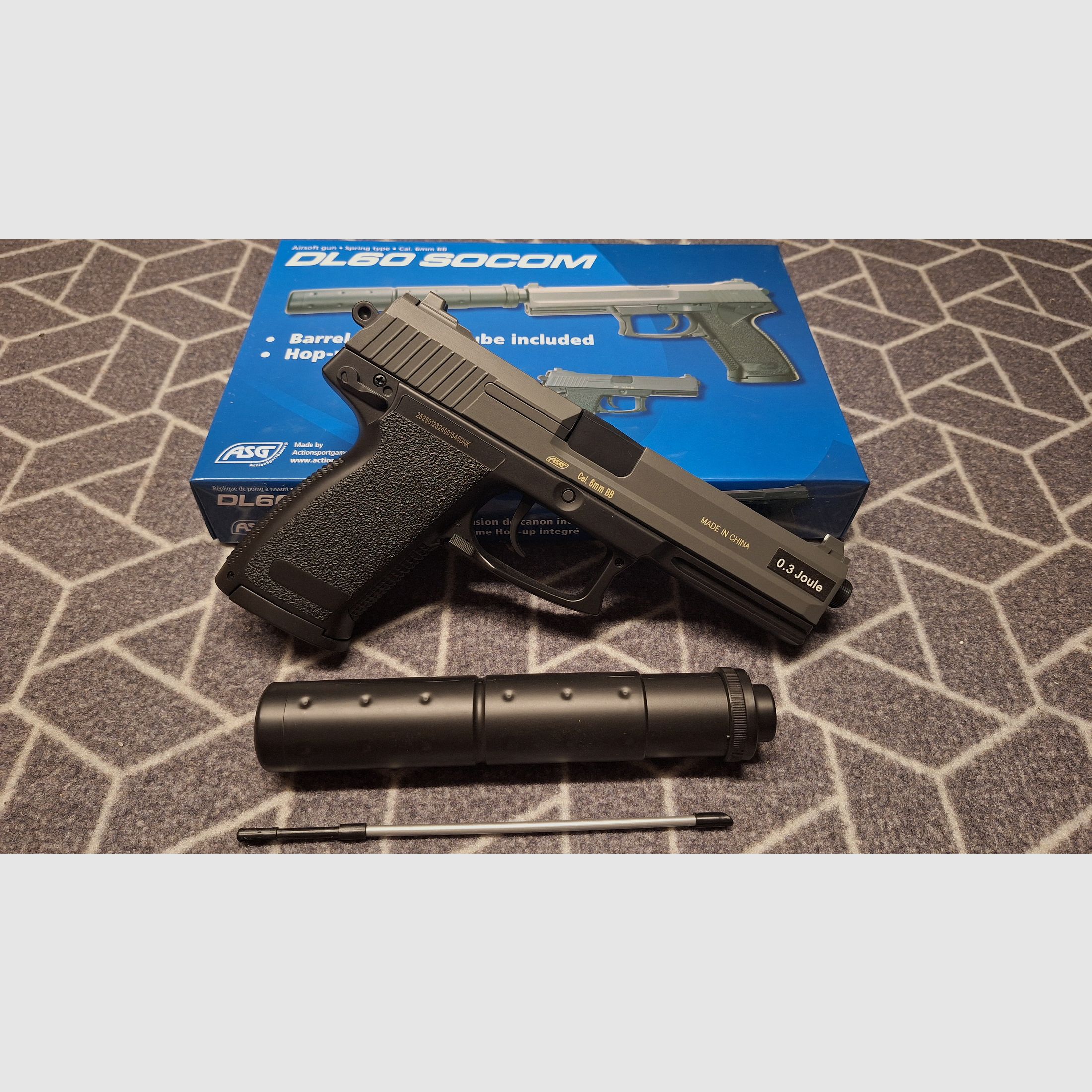 Desert Eagle/Beretta PT92/DL60 Socom 3xAirsoft-Pistole-NEU!