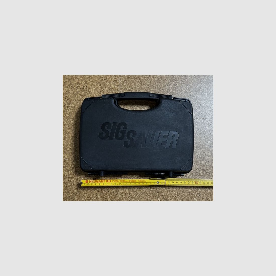 SIG SAUER Pistolenkoffer Transportkoffer SCHWARZ 28x19x7 cm NEUw