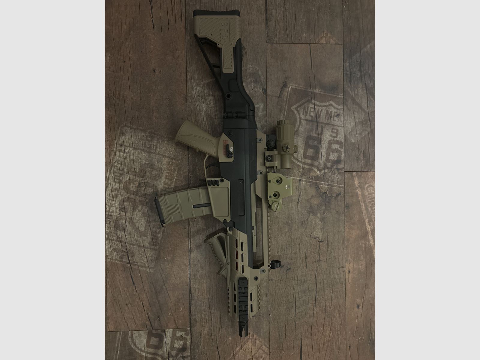 ICS G33 AAR SFS Compact Assault Rifle S-AEG 6mm BB Bicolor