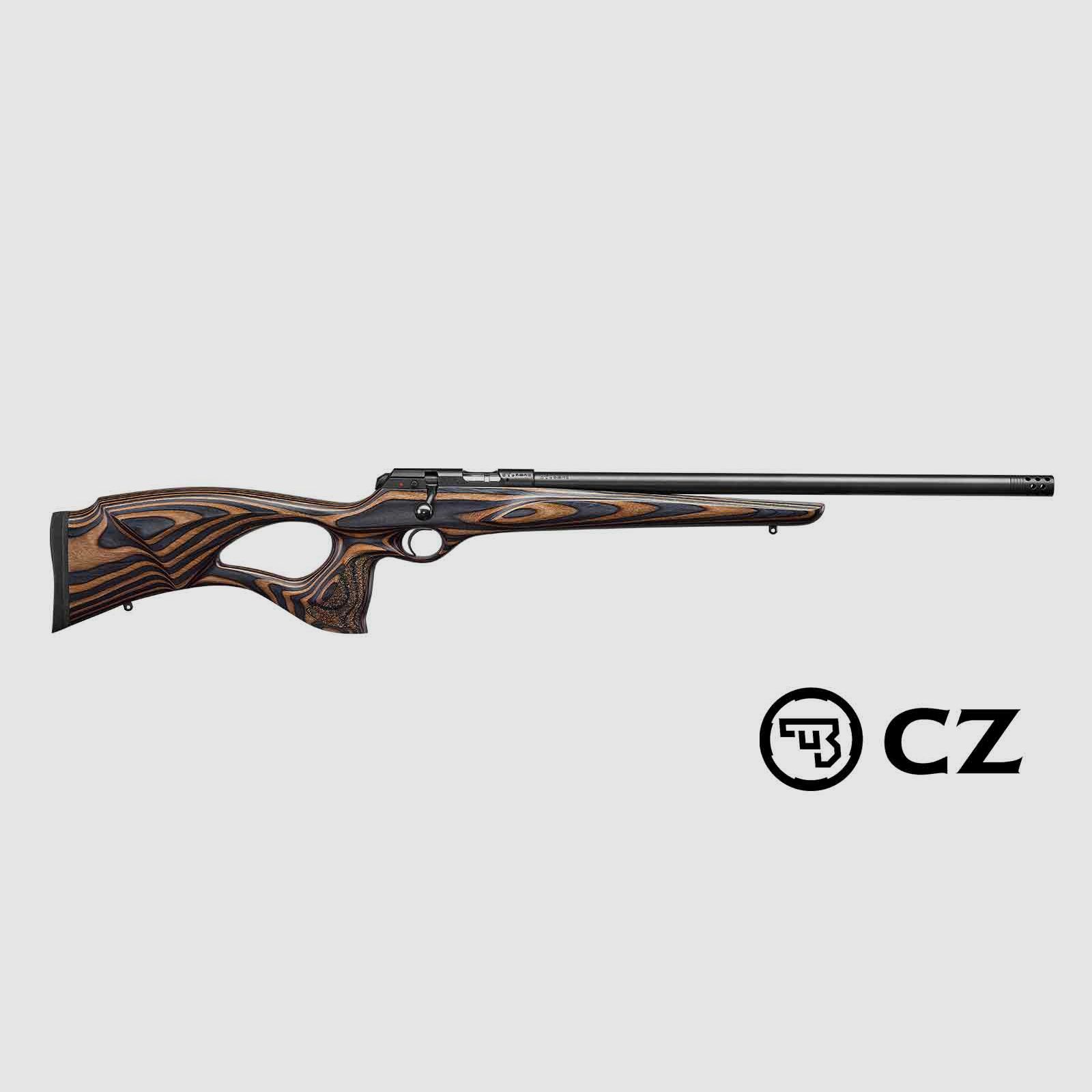 CZ 457 Thumbhole Threaded  20"  .22WMR