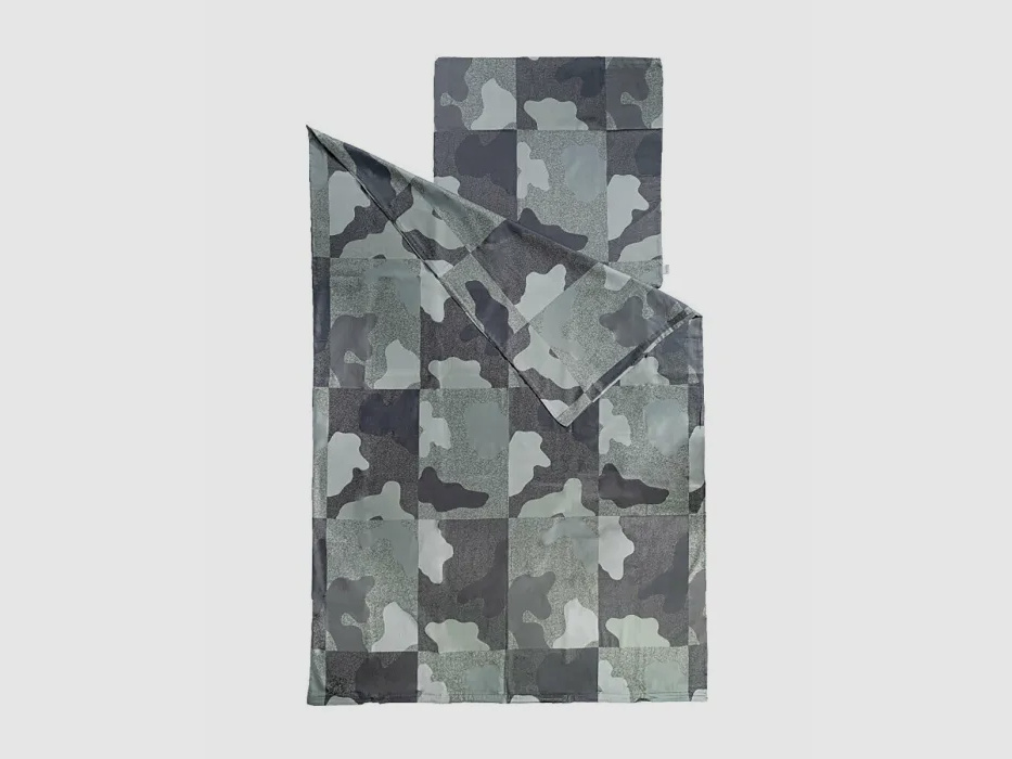 Literie "Bugatti", camouflage, 2 pièces (couette 220x155cm / coussin 80x80cm), 100% coton (tissé)