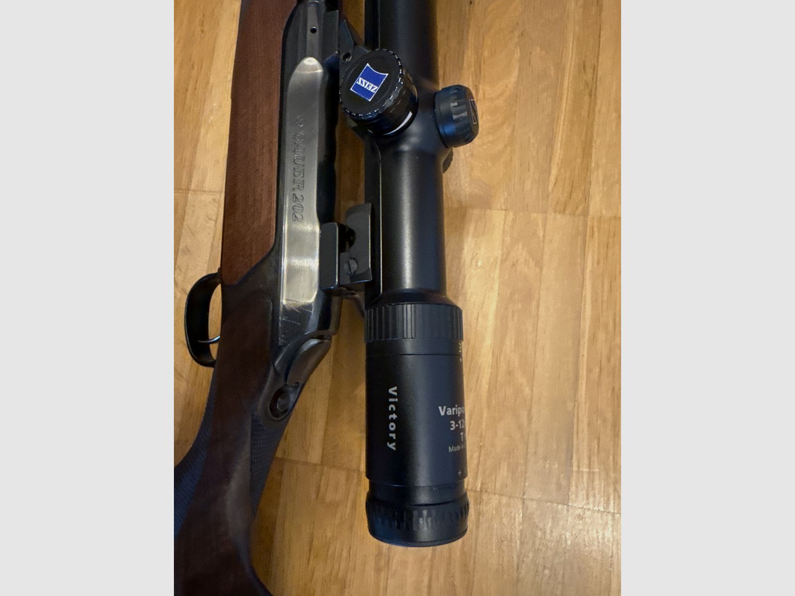 Sauer 202 carbine caliber 9.3x62 with scope Zeiss 3-12x56 Varipoint M