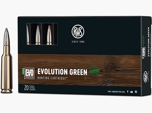 RWS 6,5 Creedmoor EVO VERDE 93gr. - 20 Pzs.