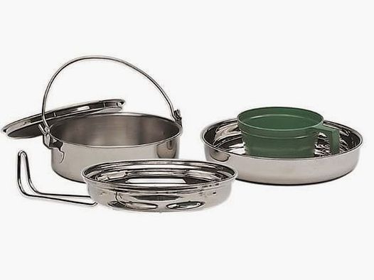 MIL-TEC Cooking Set steel 1 Person